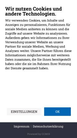 Vorschau der mobilen Webseite www.freizeitparks.de, Freizeitparks.de