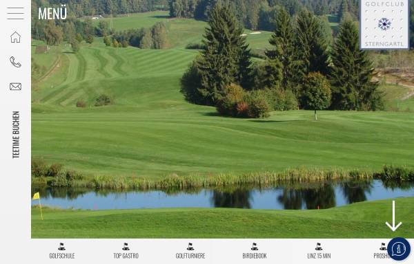 Vorschau von www.golf-sterngartl.at, Golfclub Sterngartl