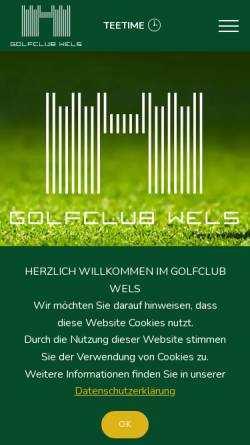 Vorschau der mobilen Webseite www.golfclub-wels.at, Golfclub Wels