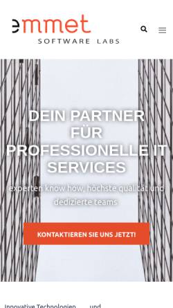 Vorschau der mobilen Webseite www.emmet.de, Genius Loci