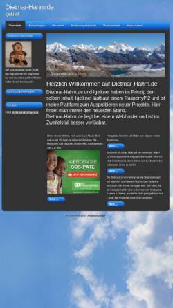 Vorschau der mobilen Webseite www.dietmar-hahm.de, Hahm, Dietmar