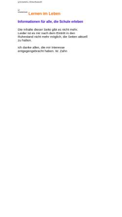 Vorschau der mobilen Webseite www.schulinfos.de, Gestaltung des Schullebens und Öffnung von Schule (GÖS)