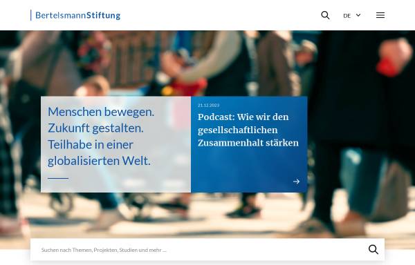 Vorschau von www.bertelsmann-stiftung.de, Lebendige Schule in einer lebendigen Stadt