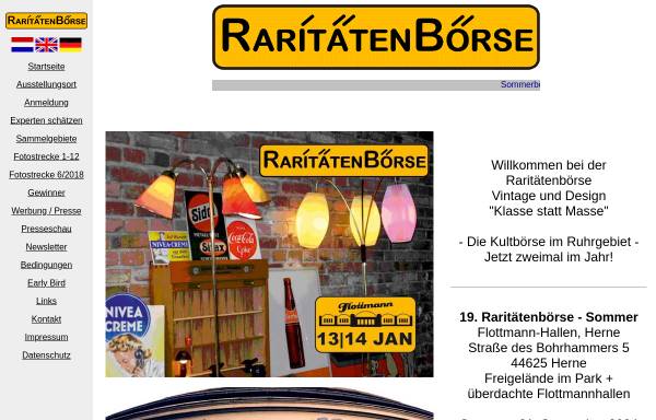 Vorschau von www.raritaetenboerse.com, Raritätenbörse Ruhrgebiet