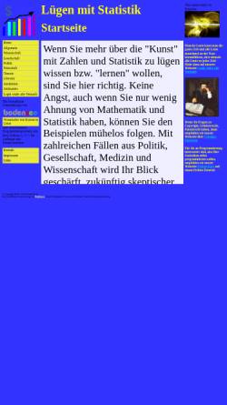 Vorschau der mobilen Webseite www.klein-singen.de, Vom unlauteren Umgang mit der Mathematik