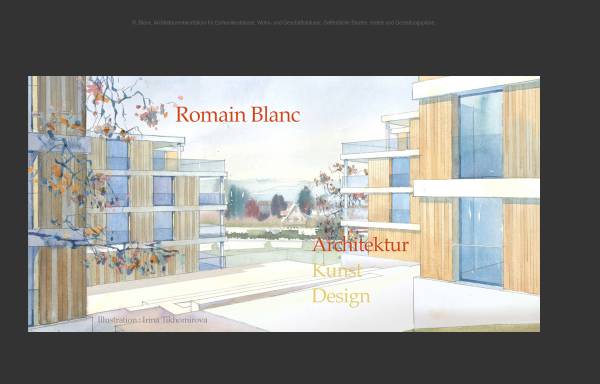 Vorschau von www.romainblanc.ch, R.Blan, dipl. Architekt ETH / SIA