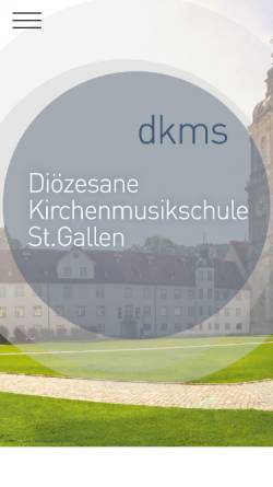 Vorschau der mobilen Webseite www.kirchenmusik-sg.ch, Kirchenmusik in St. Gallen