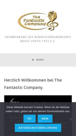 Vorschau der mobilen Webseite fantasticcompany.de, The Fantastic Company