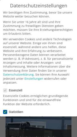 Vorschau der mobilen Webseite www.dino-container.de, Marrero Dienstleistungs GmbH & Co. KG