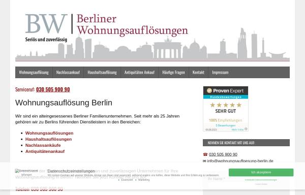 Vorschau von www.wohnungsaufloesung-berlin.de, Berliner Wohnungsauflösungen, Stefan Kowalski