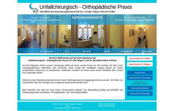 Vorschau von www.chirurgieerfurt.de, Chirurgische Praxisgemeinschaft Dr. Schade und Dr. Schütte