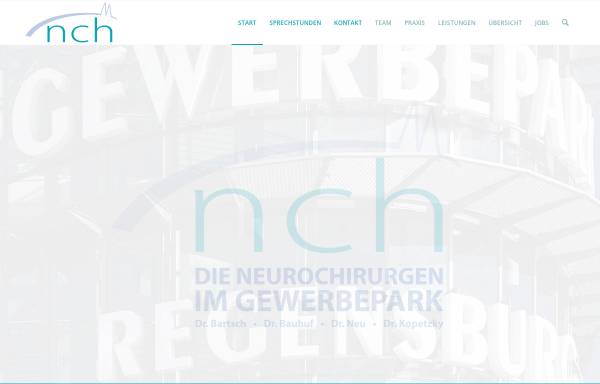 Vorschau von www.neurochirurgie-regensburg.de, Gemeinschaftspraxis für Neurochirurgie