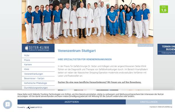 Vorschau von www.dr-seiter.de, Seiter, Dr. med. Hans