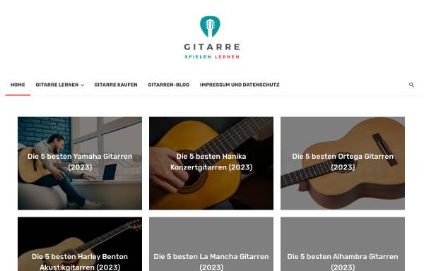 Vorschau von www.gitarre-spielen-lernen.de, Gitarre spielen lernen