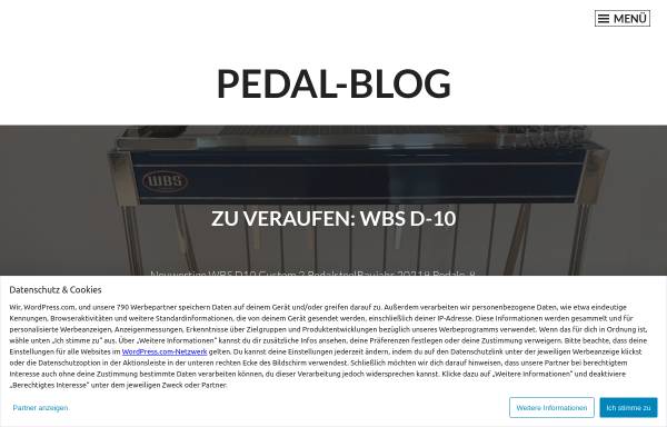 Vorschau von pedalsteel.wordpress.com, Pedal-steel.de