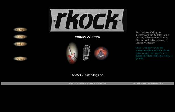 Vorschau von www.guitarsamps.de, Rkock - Guitars and Amps