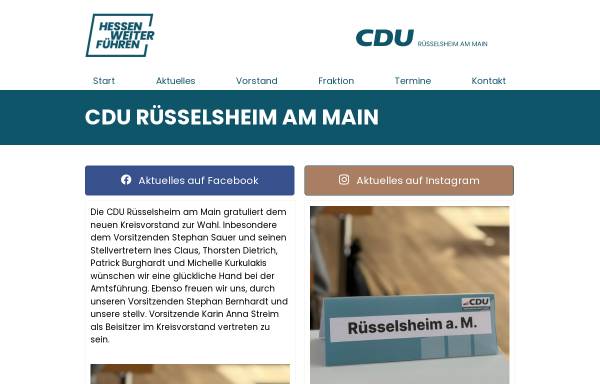 Vorschau von www.cdu-ruesselsheim.de, CDU Rüsselsheim