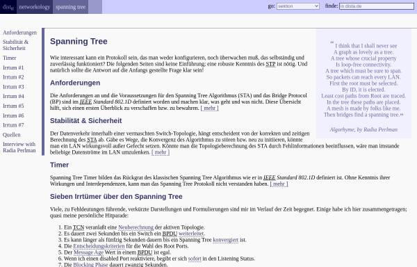 Vorschau von www.dista.de, Spanning Tree - STP