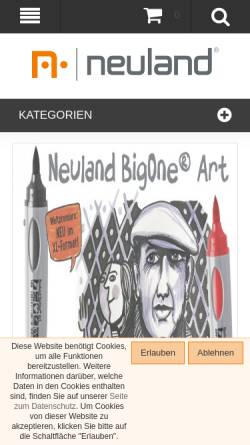 Vorschau der mobilen Webseite neuland.ch, Neuland AG