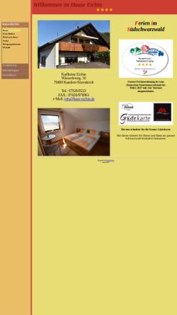 Vorschau der mobilen Webseite www.haus-eichin.de, Haus Eichin, Sitzenkirch