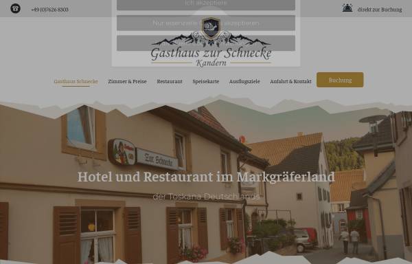 Vorschau von www.zur-schnecke.de, Hotel und Gasthaus zur Schnecke