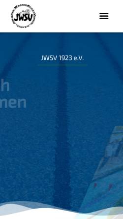 Vorschau der mobilen Webseite www.jwsv.de, Jülicher Wassersportverein