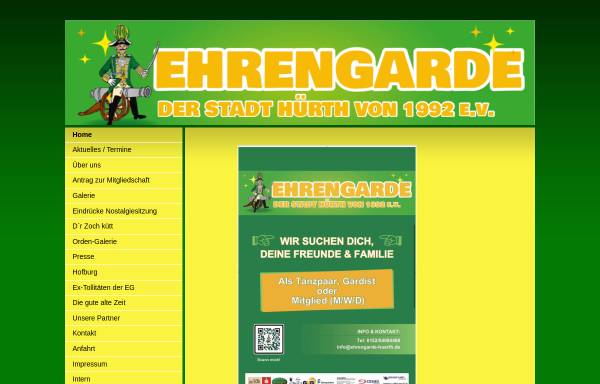 Vorschau von www.ehrengarde-efferen.de, Ehrengarde Efferen von 1992 e.V.