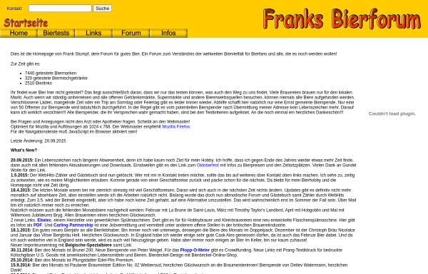 Vorschau von www.bierforum.de, Franks Bierforum