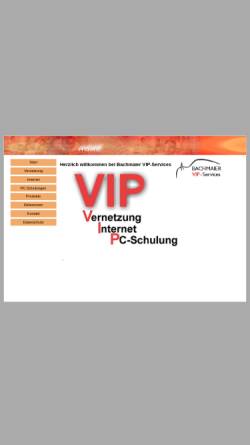 Vorschau der mobilen Webseite www.bachmaier-vip.de, Hermann Bachmaier VIP-Services