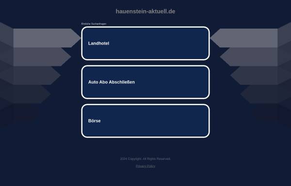 Vorschau von www.hauenstein-aktuell.de, Hauenstein aktuell