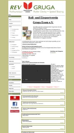 Vorschau der mobilen Webseite www.revgruga.de, Roll- und Eissportverein GRUGA e.V.