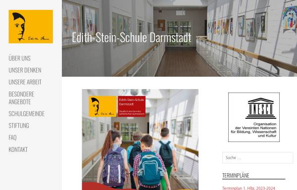 Vorschau von www.ess-darmstadt.de, Edith-Stein-Schule