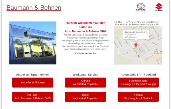 Vorschau von www.autohandel-baumann.de, Baumann & Behnen