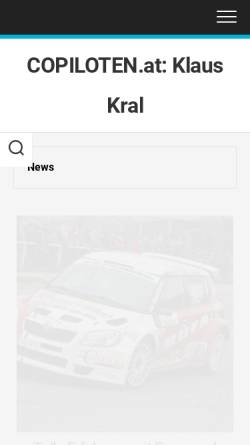 Vorschau der mobilen Webseite kk.copiloten.info, Kral, Klaus