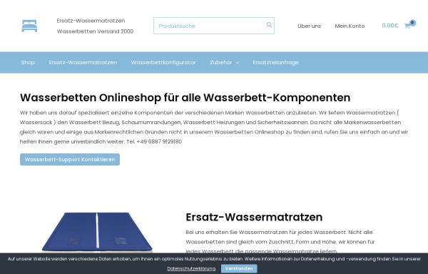 Vorschau von www.wasserbetten-versand2000.de, Wasserbetten-Versand2000.de, Willi Henke