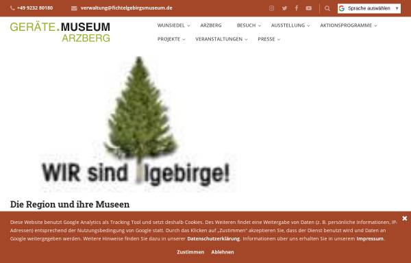 Vorschau von www.bergnersreuth.de, Bergnersreuth, Volkskundliche Gerätemuseum