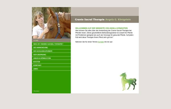Vorschau von www.pferdecranio.de, Cranio-Sacral Therapie für Pferde