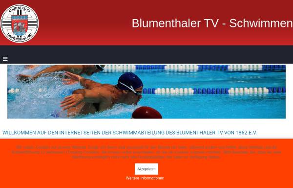 Vorschau von www.btv-schwimmen.de, Blumenthaler Turnverein e.V. - Abteilung Schwimmen