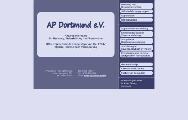 Vorschau von members.dokom.net, AP Dortmund e.V.