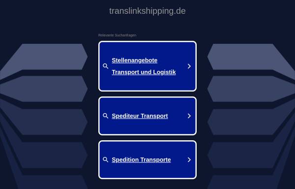 Vorschau von www.translinkshipping.de, Translink Shipping GmbH