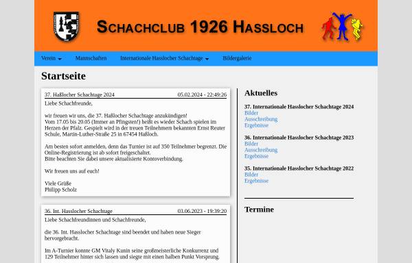 Schachclub 1926 Hassloch