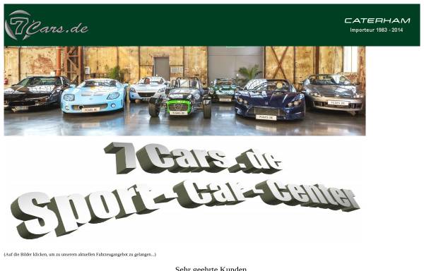 Vorschau von www.7cars.de, Seven Cars & Parts Germany Automobile GmbH