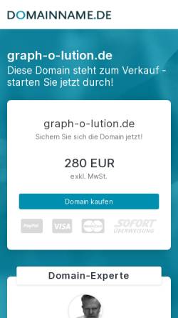 Vorschau der mobilen Webseite www.graph-o-lution.de, Graph O Lution