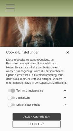 Vorschau der mobilen Webseite www.pferde-therapie-direkt.de, Pferde-Therapie Direkt