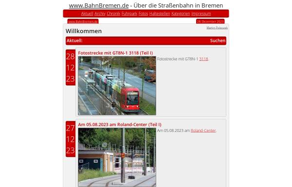 Vorschau von www.bahnbremen.de, Bahnbremen.de