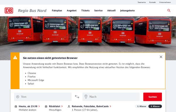 Vorschau von www.weser-ems-bus.de, Weser-Ems Busverkehr GmbH