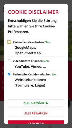 Vorschau der mobilen Webseite www.nidderau.de, Stadt Nidderau