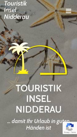 Vorschau der mobilen Webseite touristikinsel.de, Touristik Insel Nidderau