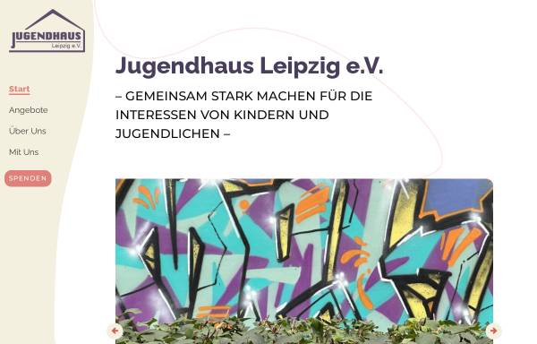 Vorschau von www.jugendhaus-leipzig.de, Jugendhaus Leipzig e.V.