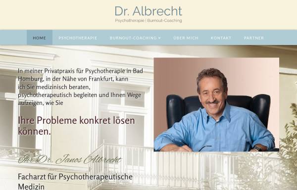 Vorschau von psychotherapie-dr-albrecht.de, Dr. Janos P. Albrecht